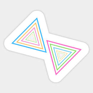 Triangle texture Sticker